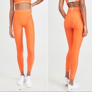 Adam Selman Sport Orange French Cut Leggings